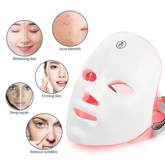 RedLightRelief GlowPro 7-Color LED Therapy Mask: Radiance Redefined